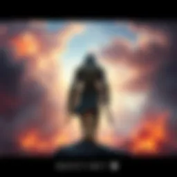 A depiction of the second traveler in Destiny 3, symbolizing redemption, amid a backdrop of conflict between factions