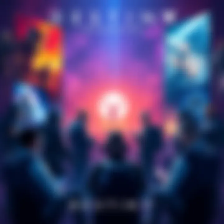 Destiny Campaign Expansion A group of players discussing the potential for a longer Destiny campaign, surrounded by game posters and characters from the franchise.