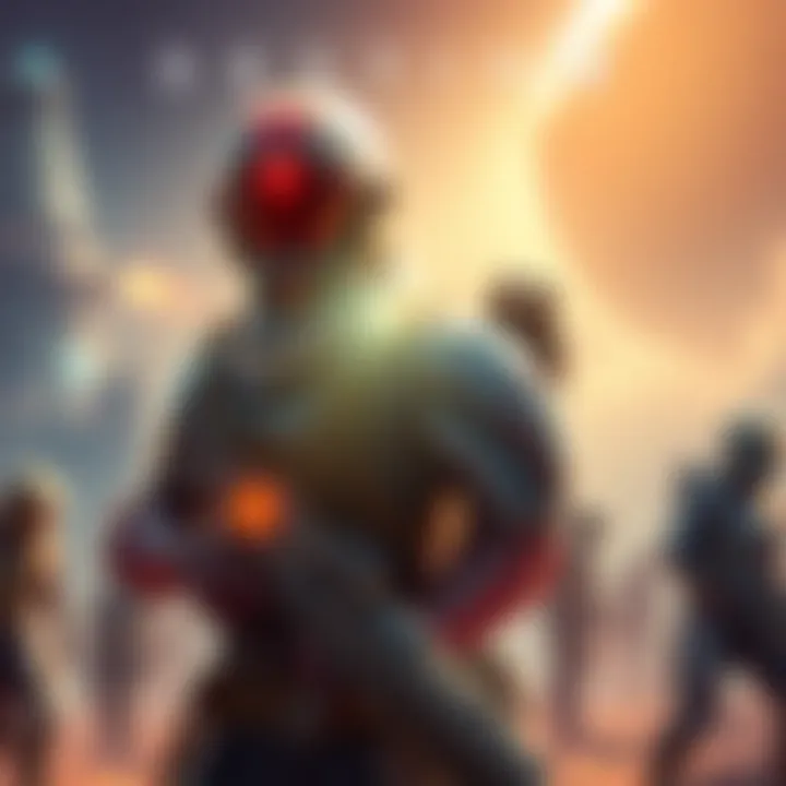 A Destiny character in action, showcasing their unique armor and weapons in a vibrant game environment.