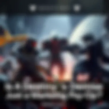 Two iconic characters from Destiny in battle against a dark enemy in a sci-fi environment