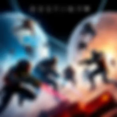 Players engaging in combat with Destiny characters and environments