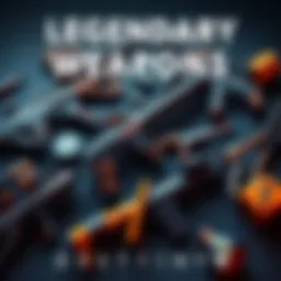 Legendary Destiny Weapons A collection of iconic weapons from Destiny, showcasing their unique designs and features, including a detailed view of the Pillager and other favorites.