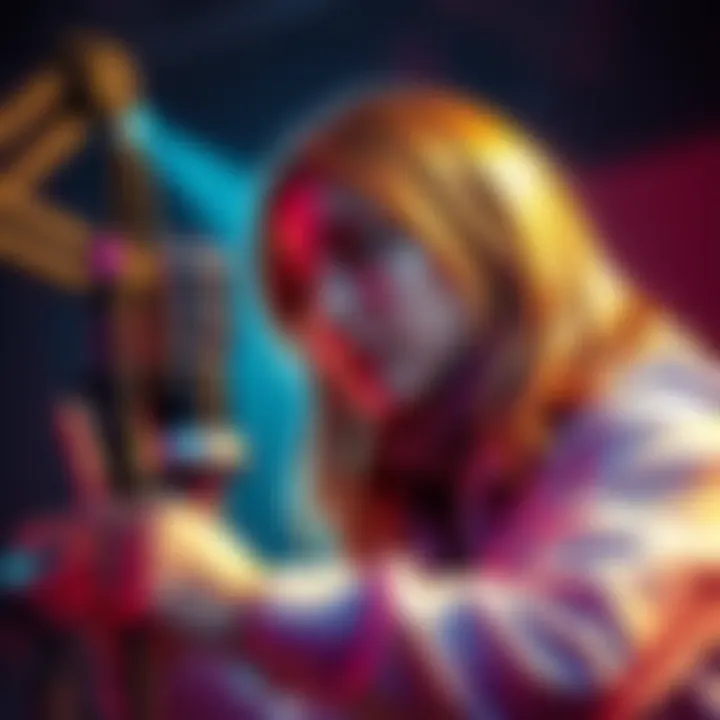 Destiny speaking in front of a microphone, discussing Pokimane's celibacy claim during a live stream