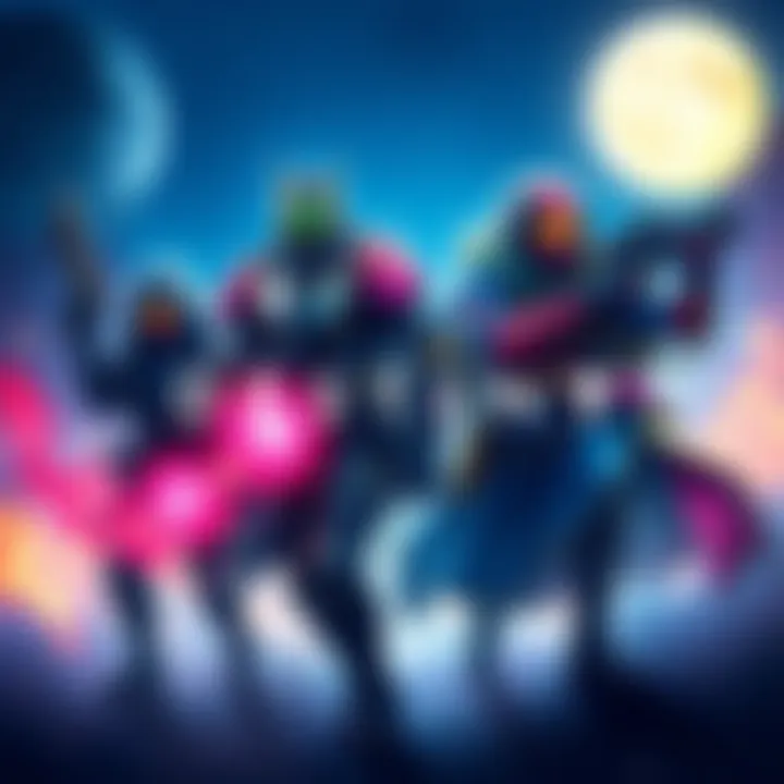 A colorful visual showing different subclasses in Destiny, highlighting their unique abilities and designs in a dynamic gaming environment.