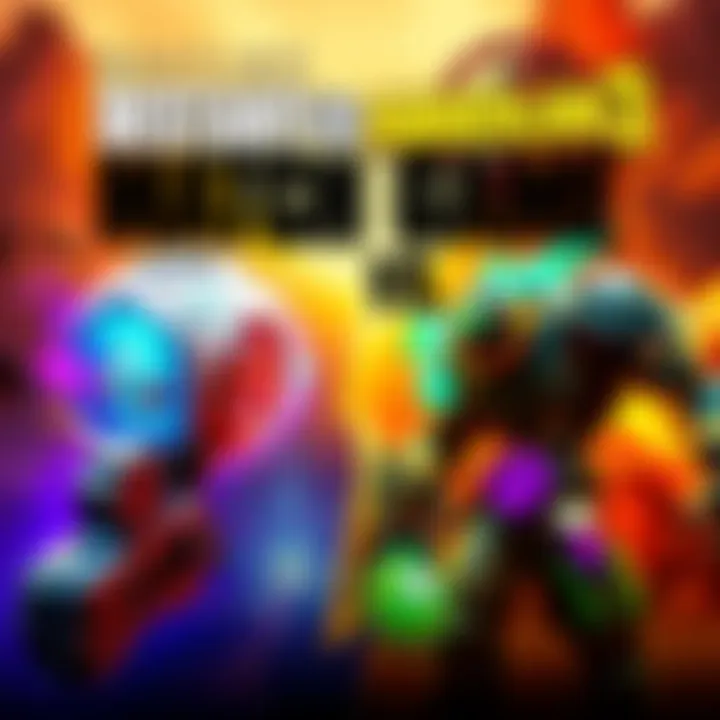 A side-by-side comparison of match game mechanics in Destiny and Borderlands, showcasing gameplay dynamics and elemental interactions.