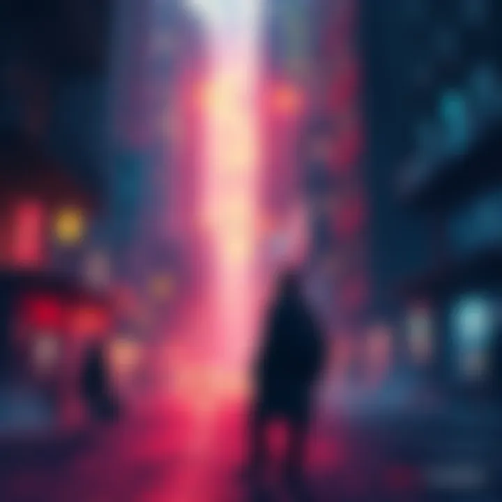 A player exploring a detailed open-world city while searching for clues to solve a crime