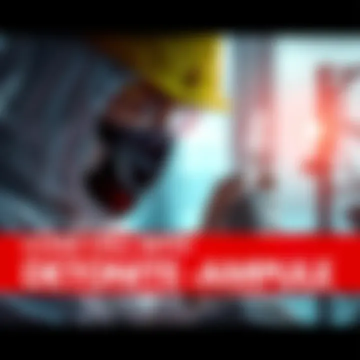 A technician carefully inspecting a Detonite Ampule during a safety assessment