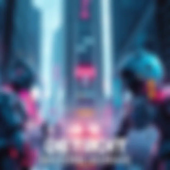 A futuristic city scene depicting robots and humans coexisting, reflecting advancements in AI technology.