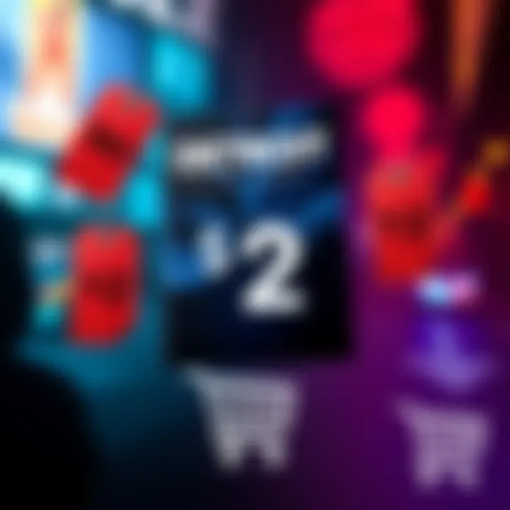 A promotional graphic showing Detroit: Become Human at a discounted price of $2, surrounded by sale tags and a shopping cart icon.