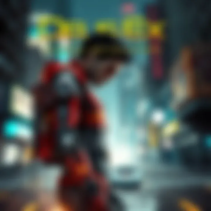 Cover art of Deus Ex: Human Revolution featuring a character with mechanical enhancements in a futuristic city setting