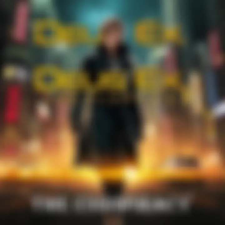 Cover art featuring a futuristic cityscape with a character in a trench coat and mechanical enhancements, promoting the game release.