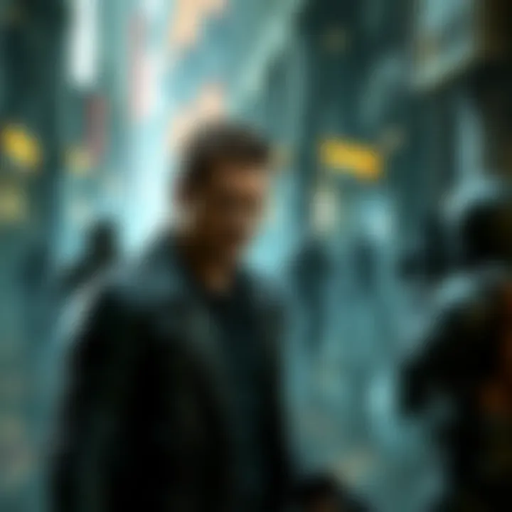 Character Stanton Dowd in a tense conversation with a player, MJ12 enemies lurking in the background, showcasing gameplay dynamics.