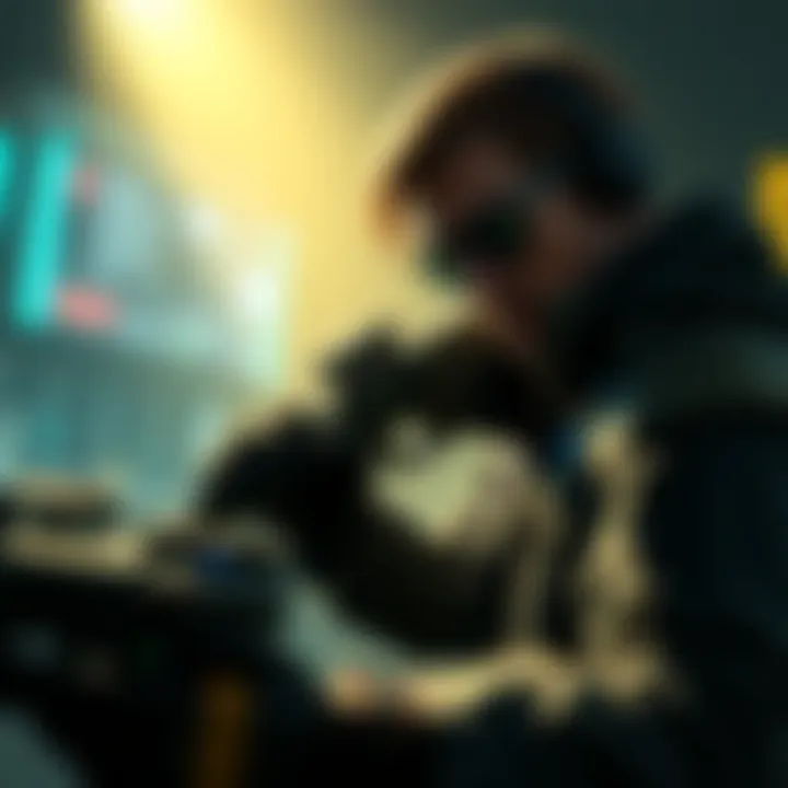 A player strategizing in Deus Ex Revision while avoiding combat, emphasizing a no-kill approach