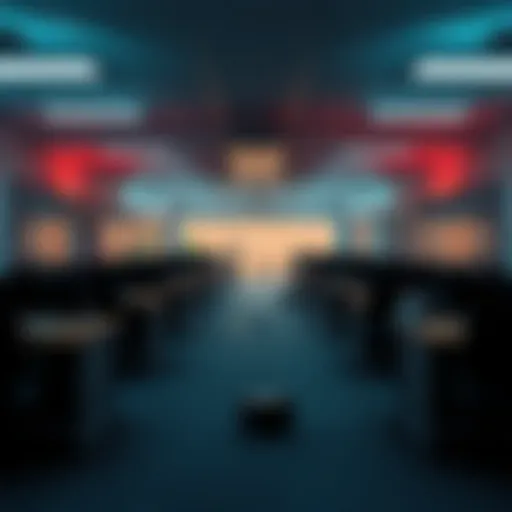 Developer Lays Off Workers An office environment showing empty desks and a few scattered items, representing a sudden workforce reduction.