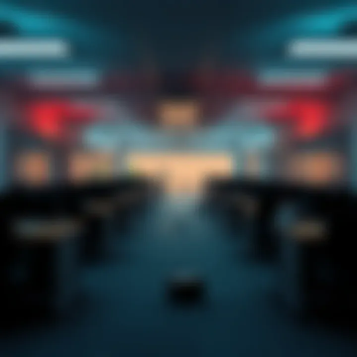 Developer Lays Off Workers An office environment showing empty desks and a few scattered items, representing a sudden workforce reduction.