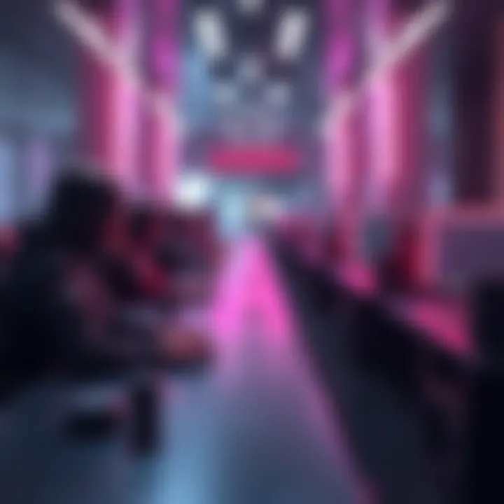Developers at Bit Reactor sit at empty desks, showing concern as they face furloughs before the game launch.