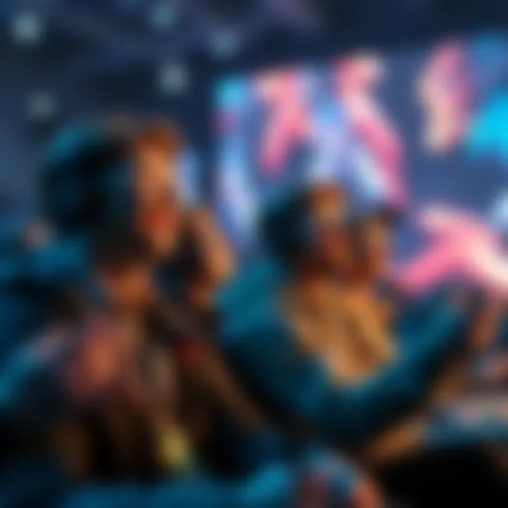 Ubisoft and Capcom developers watching the DLSS 5 reveal at GTC, showing surprise and excitement