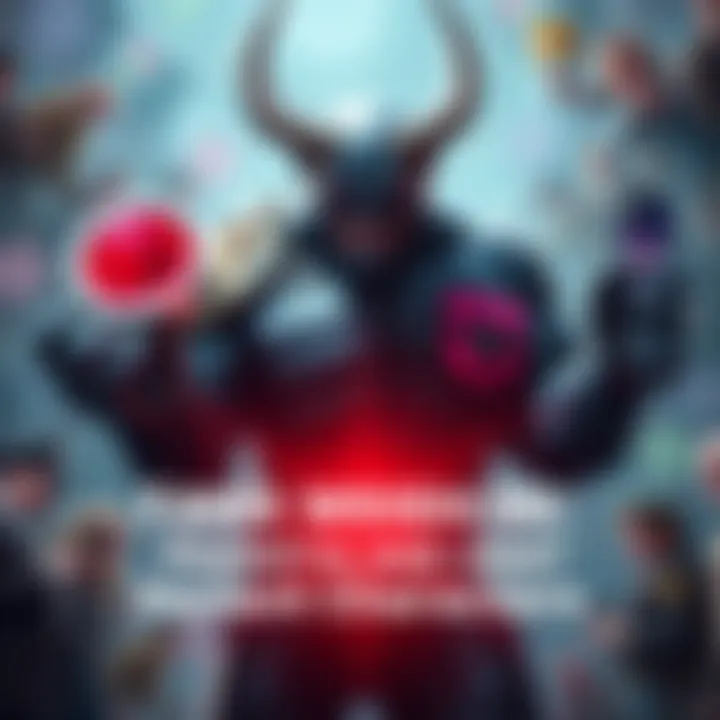 A graphic showing Drilltusk as the popular favorite Deviant character and Redhelm as the least liked, surrounded by fan reactions from community discussions.