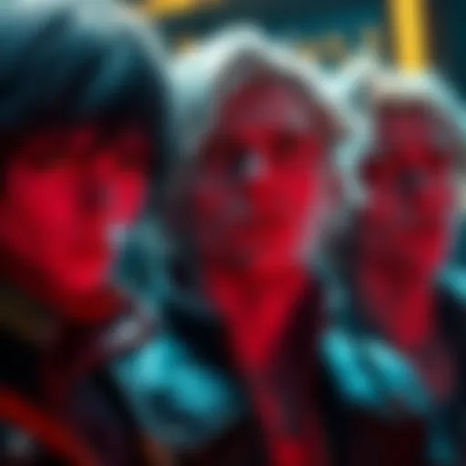 Players reacting negatively to Devil May Cry's new ranking system, showing expressions of annoyance and disappointment