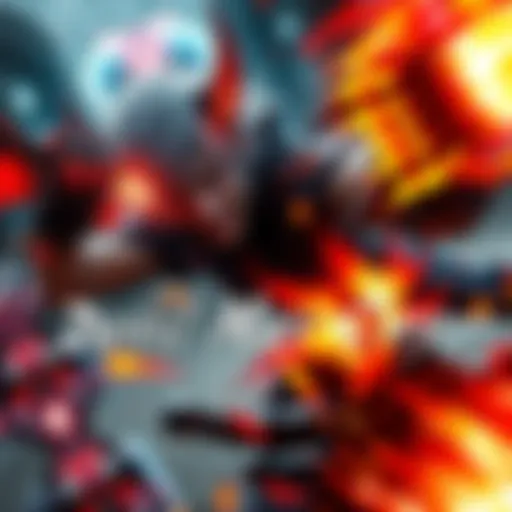 A character from Devil May Cry engaged in combat, showcasing dynamic action and vibrant visuals.