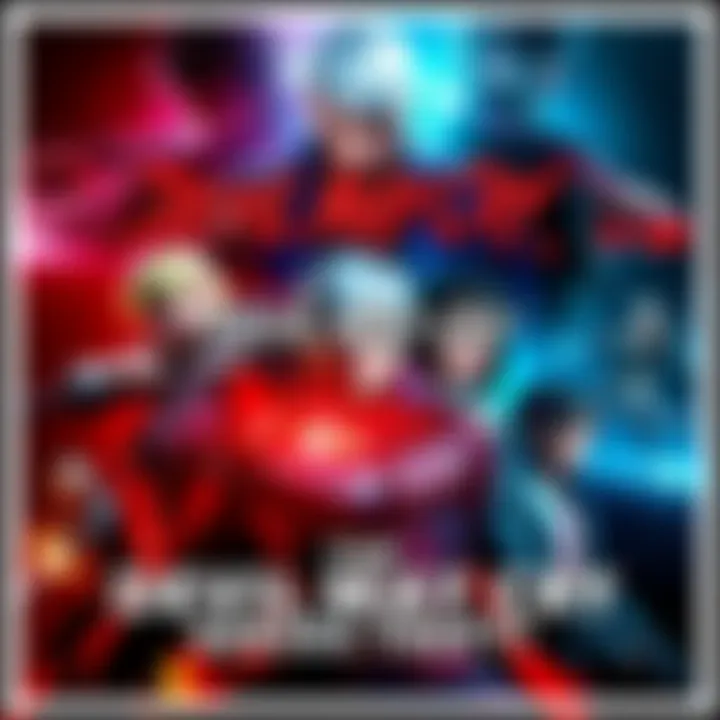 Promotional graphic for the Devil May Cry game series showcasing various characters and gameplay scenes from the collection