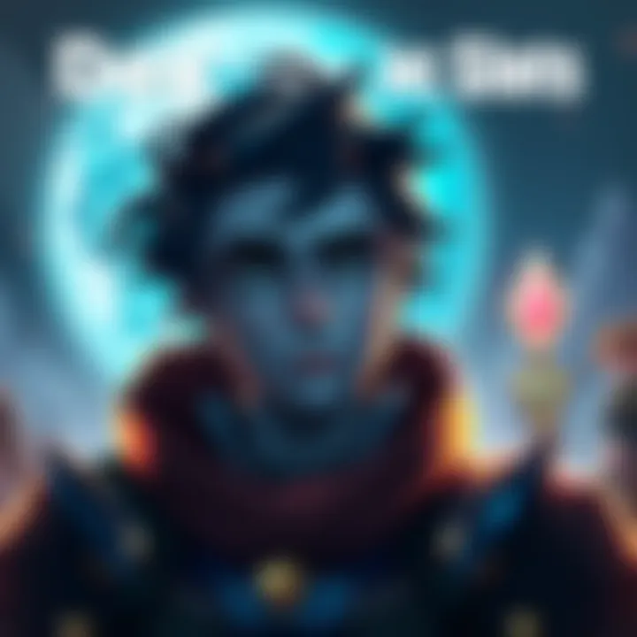 A character named Dex Pixia looking concerned about missing an arcane slot, with a visual of Titania Prime in the background symbolizing connection and equipment limitations.