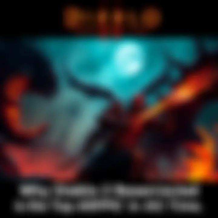 Diablo 2 Resurrected gameplay scene A character fighting a monster in Diablo 2 Resurrected, showcasing action in a dark fantasy world