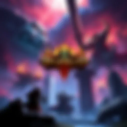 A graphic showing key features of Diablo 4's yearly revamp with artwork of characters and landscapes