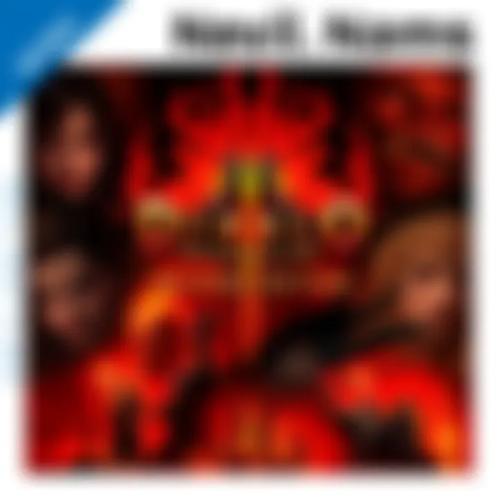 Diablo II: Resurrected โ Infernal Edition Cover Art Cover art featuring the Infernal Edition of Diablo II: Resurrected with a dark and fiery theme, showcasing key characters and elements from the game.