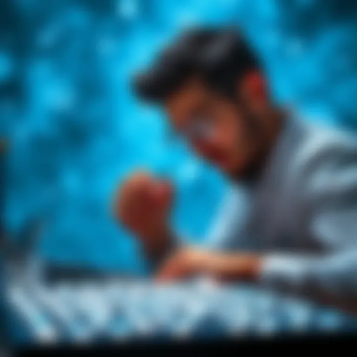 A skilled artist applying diamonds to a canvas, showcasing a creative and luxurious arrangement of sparkling gems.