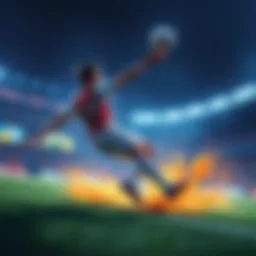 A Diamond 1 player executes a stunning air dribble or redirect in a ranked game