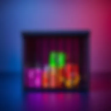 A representation of dice behind bars, symbolizing the term 'dice jail'. The image shows colorful dice placed in a small jail-like structure, emphasizing the gaming theme.