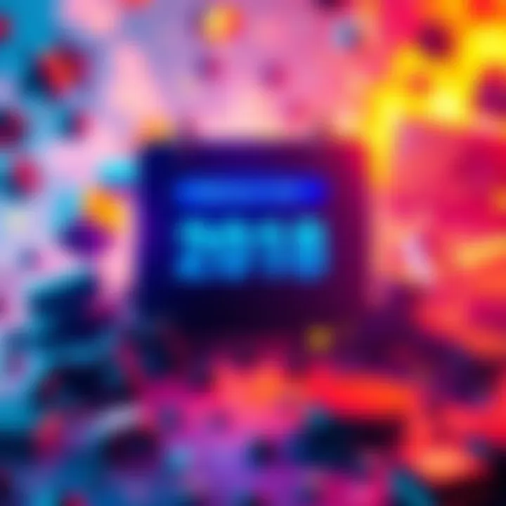 A vibrant digital calendar marked with a release date, surrounded by gaming icons and excitement.