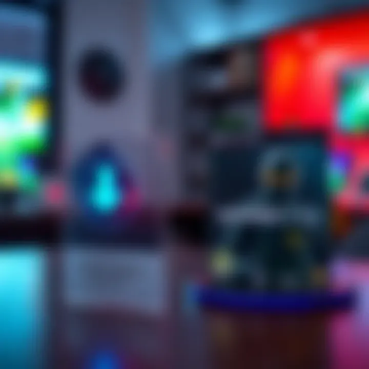 Comparison of a digital game download icon next to a physical game case on a table