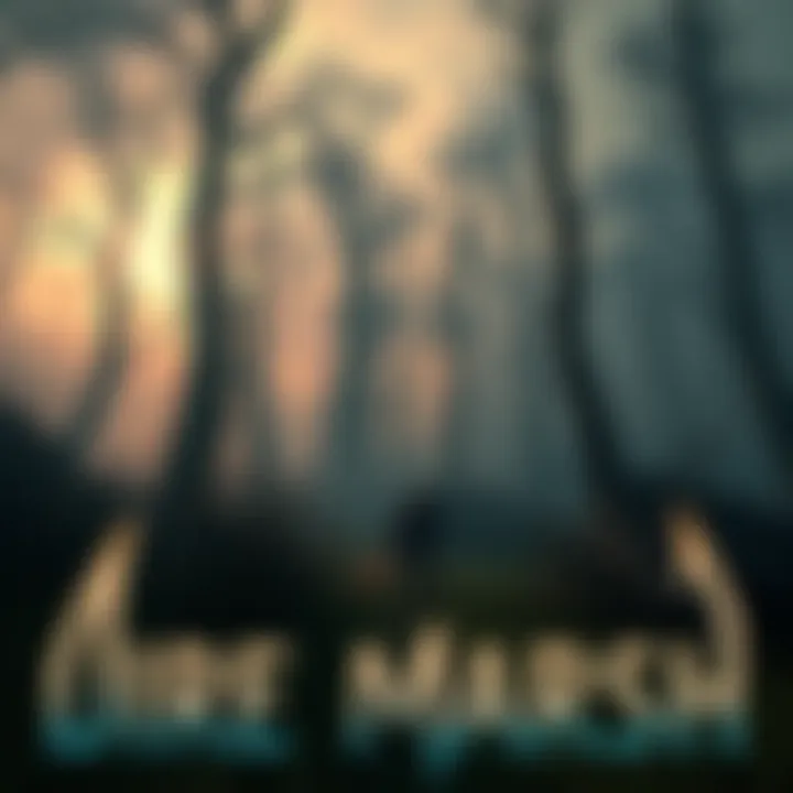 A game character battles in a dark, swampy area filled with eerie trees and fog, similar to the setting in Bungie's Myth.