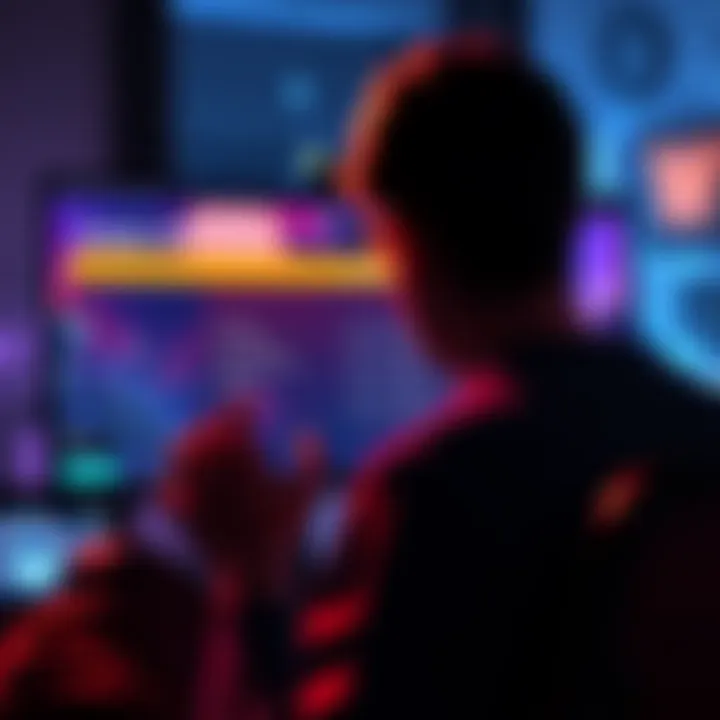 A gamer adjusting settings on a screen to turn off the HP bar animation after defeating a character