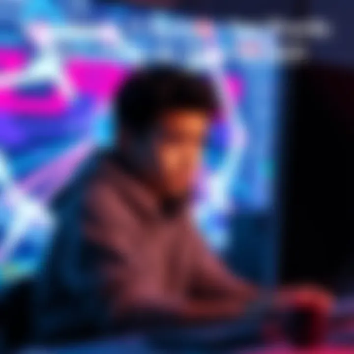 A frustrated player sitting in front of a gaming monitor, reflecting disappointment after playing Expedition 33 for hours.