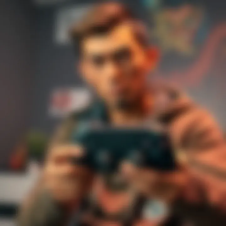 Disappointed gamer with controller A gamer looks frustrated while holding a video game controller, showing disappointment after playing Black Myth: Wukong.