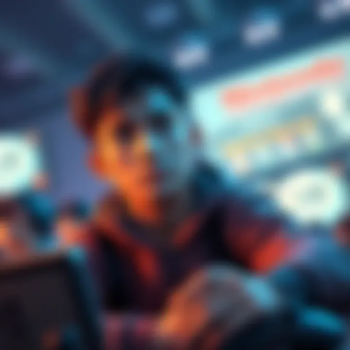 A gamer looking disappointed while watching the Nintendo Direct presentation, with a gaming console and controller nearby.