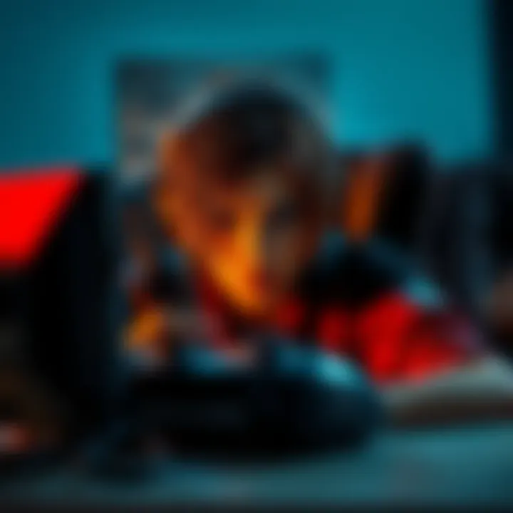 A frustrated gamer staring at their screen while playing Resident Evil 2 Remake, showing signs of disappointment.