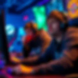 A gamer looks frustrated while playing a game on a Steam Deck, showing low graphics settings.