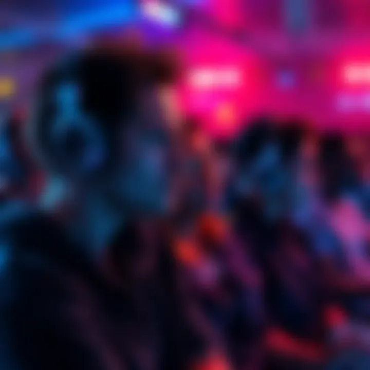 A group of music fans looking disappointed while listening to AI-generated music on headphones