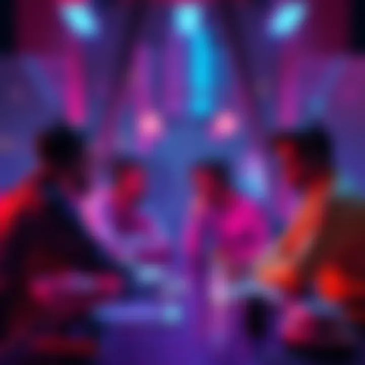 The Disco Elysium development team in a brainstorming session, sharing ideas and insights for their upcoming game.