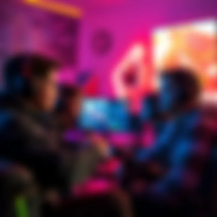 Voice chat on Discord Group of gamers communicating through Discord while playing Marathon on different consoles