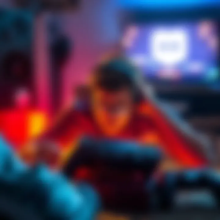 Discord and Xbox Connection Issues A person frustrated while trying to connect Discord on their Xbox console, surrounded by gaming accessories.