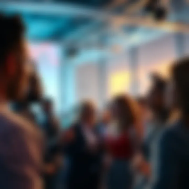 People engaging in a discussion about who should be the next elite icon
