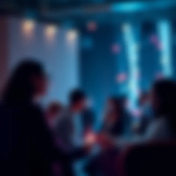 People engaging in a conversation, sharing ideas and connecting thoughts on a topic.