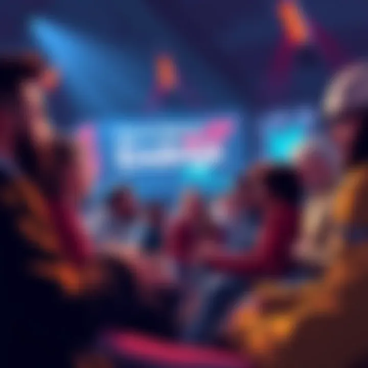 A group of people sharing opinions about different narrative endings in a lively discussion