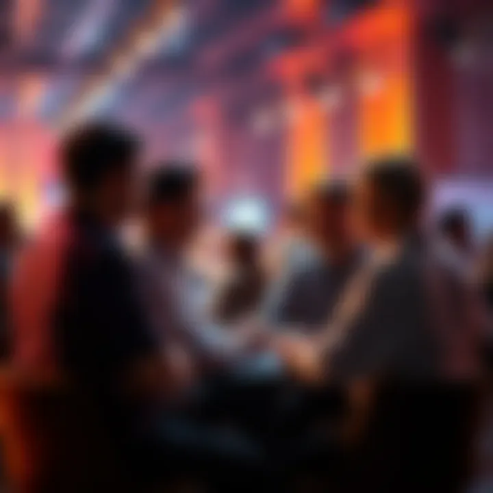 A group of people sharing ideas on hints two and three in a forum setting.