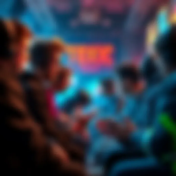 A group of gamers discussing the effects of gameplay tactics on a popular game, showcasing contrasting opinions and expressions of concern.